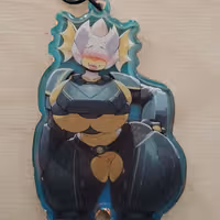 Portachiavi Hunter Chan Furry Girl | Tremors Portachiavi acrilico NSFW Hunter Chan keychain,furry keychain,Tremors keychain,nsfw keychain