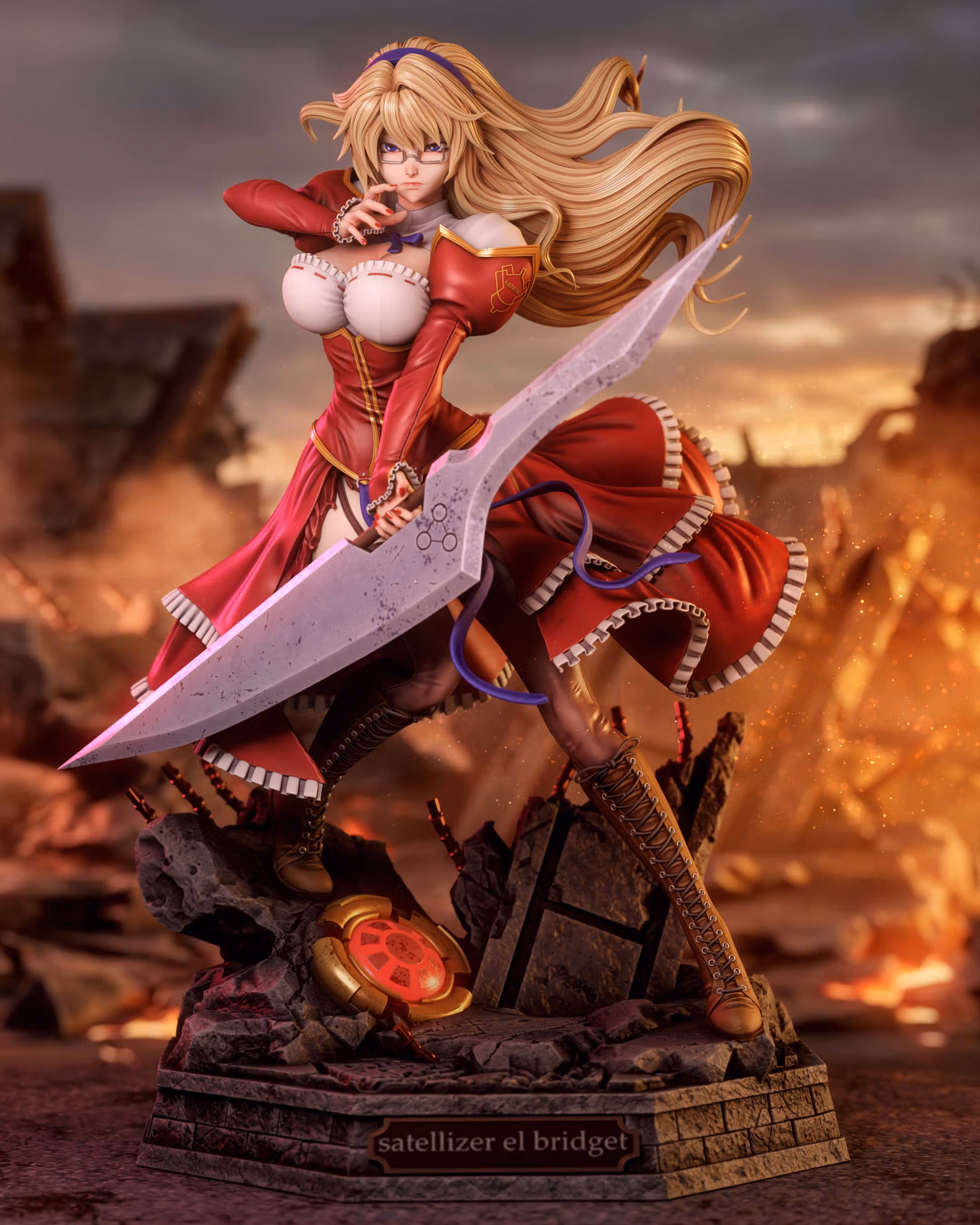 Statua Satellizer el Bridget | Freezing Fan art di 3Dmoonn SFW,NSFW 3d printed,3d printed statue,Freezing Statue,Satellizer el Bridget statue,3d printed figure,nsfw statue