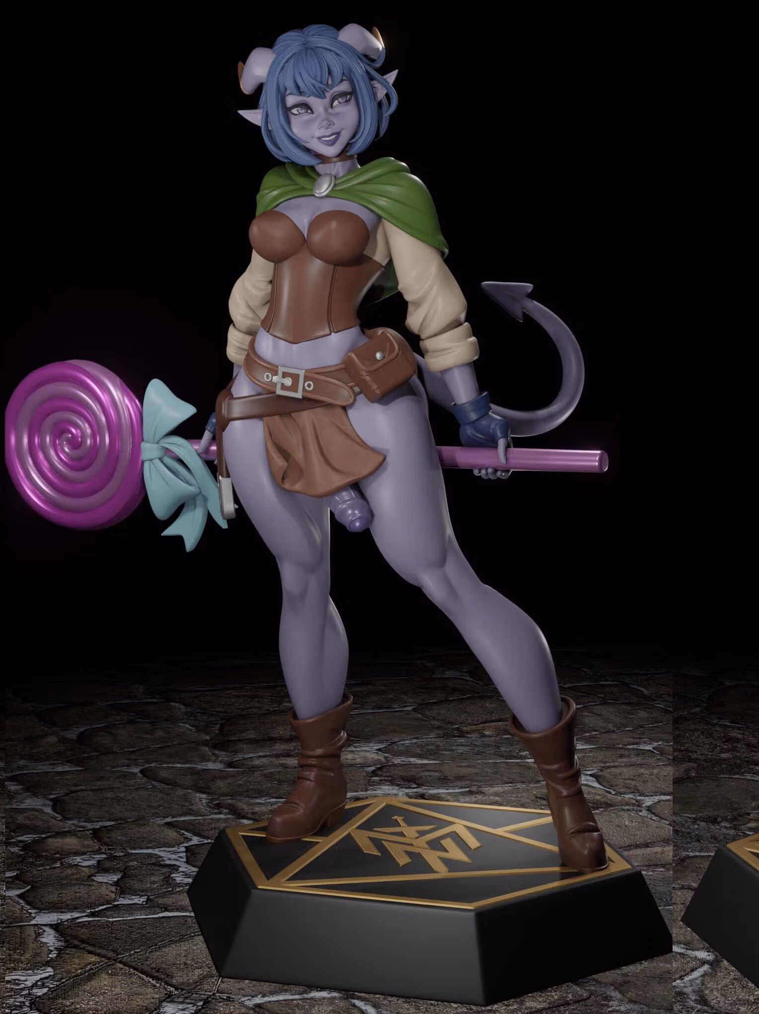 Statua Jester Lavorre | DnD Fan Art di Digital Dark SFW,NSFW,Futa 3d printed statue,3d printed,nsfw statue,futa statue,futa figurines,futanari figurines,futanari statue,3d printed figure,Jester Lavorre Statue,dnd statue