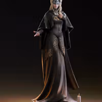 Fire Keeper Statue | Dark Souls Fan Art by Bulkamancer SFW 3d printed statue,3d printed,Fire Keeper Statue,3d printed figure,Dark Souls statue