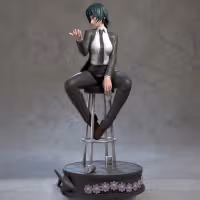 Himeno Statue | Chainsaw Man Fan Art by Azerama SFW,NSFW 3d printed,3d printed statue,nsfw statue,Himeno statue,Chainsaw Man statue