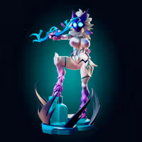 Estatua Lamb | League of Legends Fan art por Officer Rhu SFW,NSFW,Futa 3d printed statue,3d printed,nsfw statue,furry statue,futa statue,Lamb statue,League of Legends statue,futa figurines,futanari figurines,futanari statue
