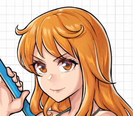 Nami Sticker | One Piece Vinyl Sticker SFW,NSFW sfw sticker,Nami sticker,nsfw sticker,One Piece stickers,anime girl sticker