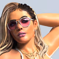 Lucia Statue | GTA 6 Fanart von Pop Totem SFW 3d printed statue,3d printed,3d printed figure,Lucia statue,gta statue