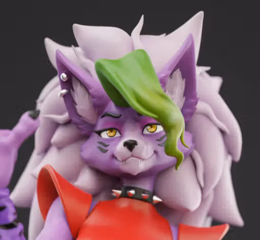 Roxanne Statue | Five Nights at Freddy's Fan Art by Anyone NSFW SFW,NSFW,Futa 3d printed,3d printed statue,Roxanne Statue ,Nights at Freddy's statue,nsfw statue,furry statue,futa statue,futa figurines,futanari figurines,futanari statue