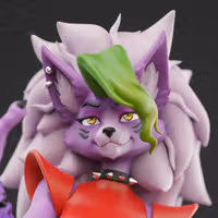 Statue Roxanne | Five Nights at Freddy's Fan art par Anyone NSFW SFW,NSFW,Futa 3d printed,3d printed statue,Roxanne Statue ,Nights at Freddy's statue,nsfw statue,furry statue,futa statue,futa figurines,futanari figurines,futanari statue