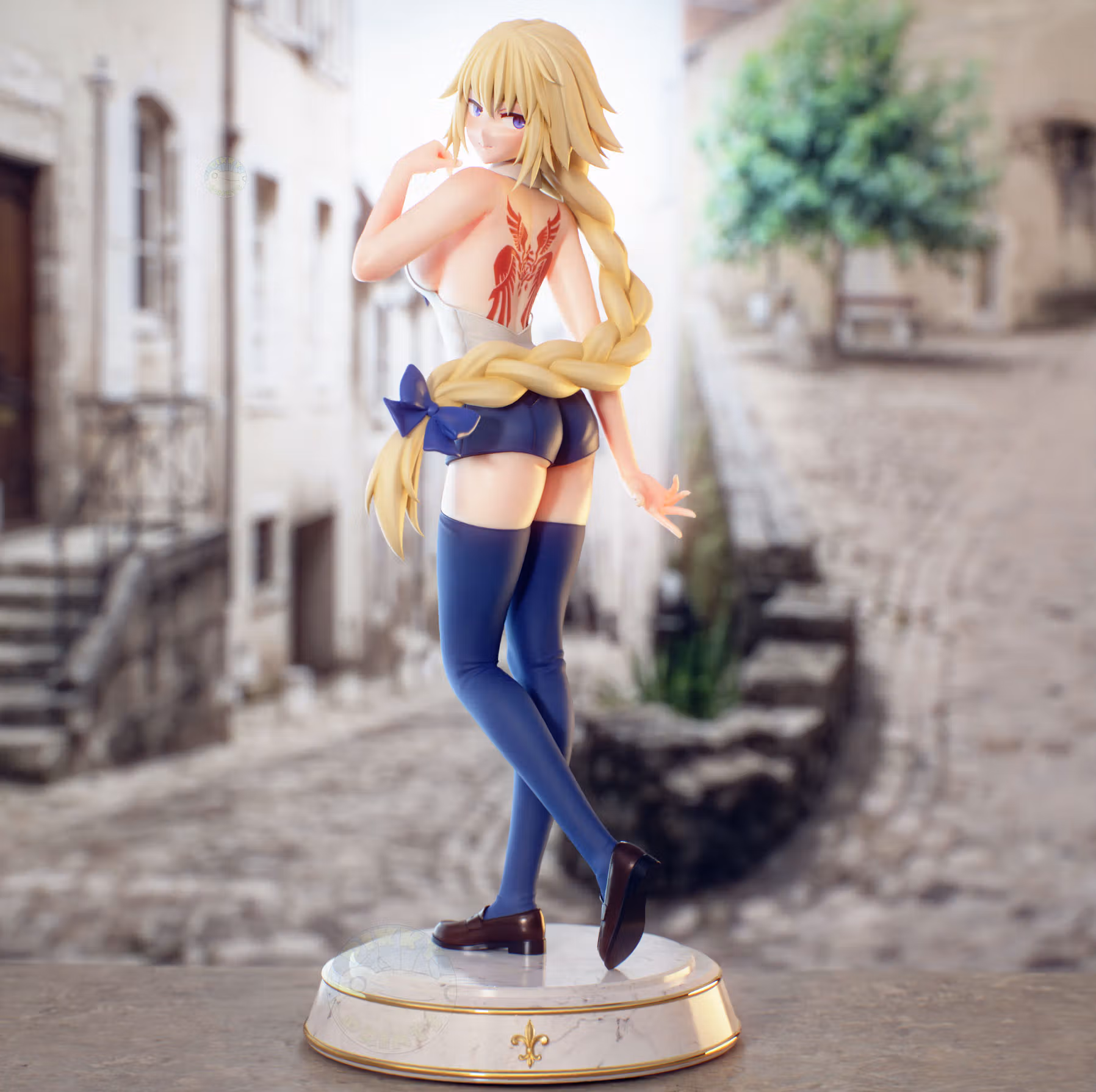 Jeanne D'Arc Statue | Fate Grand Order Fan Art by PikkyPrints SFW 3d printed statue,3d printed,3d printed figure,Jeanne D'Arc Statue,Fate Grand Order Statue,sfw statue