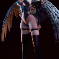 Albedo Statue | Overlord Fanart von E.S Monster SFW,NSFW 3d printed statue,3d printed,nsfw statue,3d printed figure,Overlord Statue,Albedo Statue
