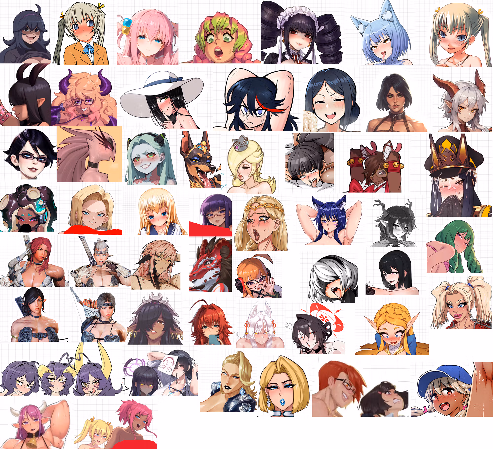 Futa Mega Pack Sticker | Anime Futanari Stickers Ecchi Cartoon Futa futa sticker,futanari sticker,furry sticker