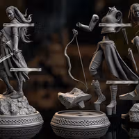 Tauriel Statue | The Hobbit Fan Art by VX-Labs SFW,NSFW 3d printed statue,3d printed,nsfw statue,3d printed figure,Tauriel Statue,The Hobbit Statue