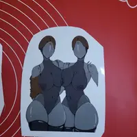 The Twins v1 Sticker | Atomic Heart Vinyl Sticker NSFW atomic heart sticker,stickers,the twins sticker,nsfw sticker