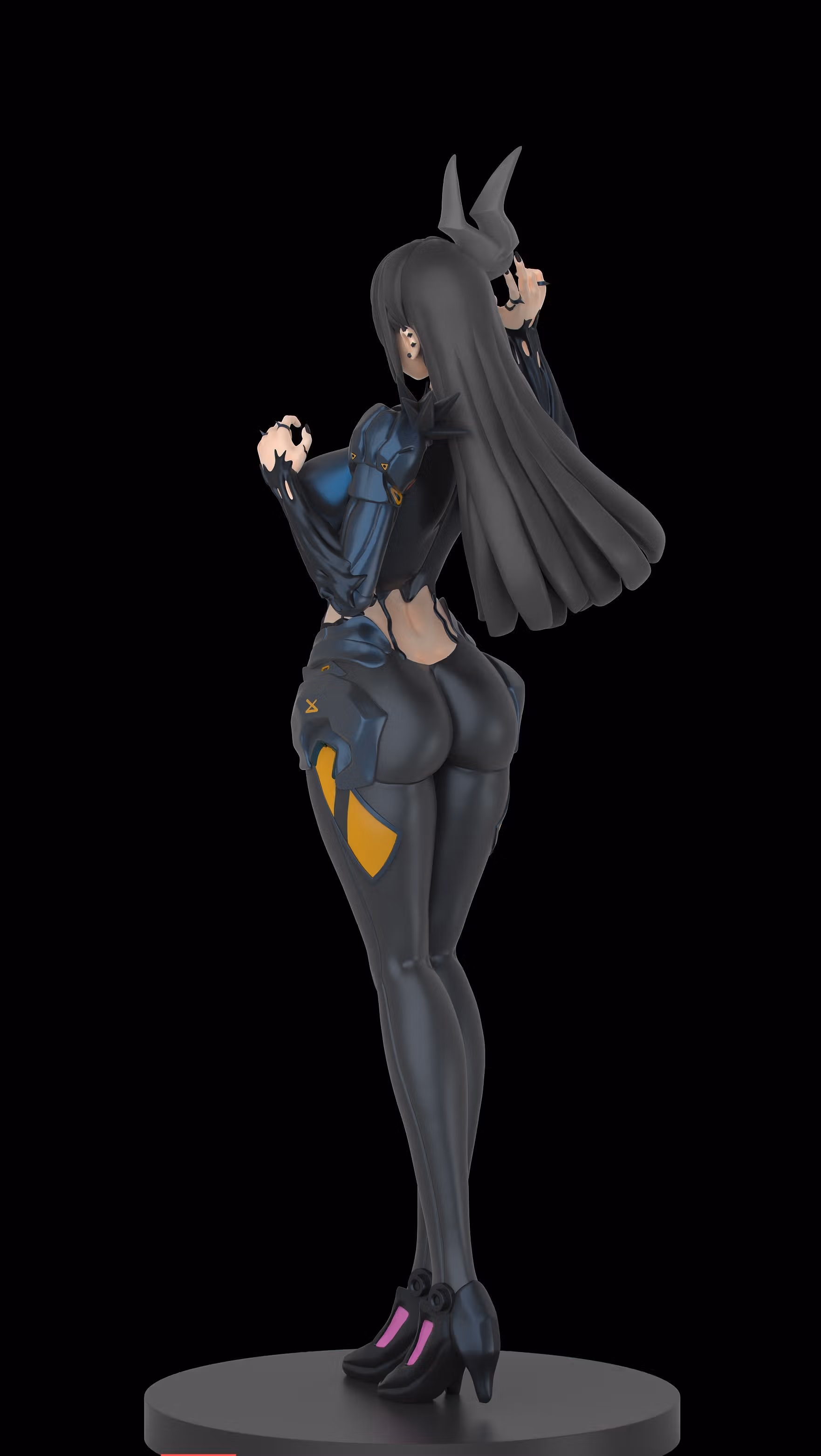 Behemoth Statue | NIKKE Fan Art by Sin3Dstudio  SFW 3d printed statue,Behemoth statue,NIKKE statue,3d printed figure,3d printed