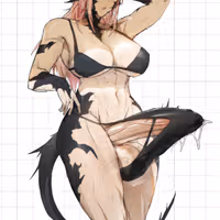 Akai Xaela Bikini Futa Sticker | Final Fantasy Futanari Stickers Ecchi Cartoon Futa futanari sticker,Final Fantasy stickers,futa sticker,Akai Xaela sticker,nsfw sticker