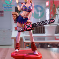 Juliet Starling Statue | Lollipop Chainsaw Fan Art by 3Dmoonn SFW,NSFW 3d printed statue,3d printed,nsfw statue,3d printed figure,Juliet Starling Statue,Lollipop Chainsaw Statue