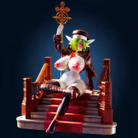 Statue Gardevoir Nun Mommy | Pokemon Fan art par Officer Rhu SFW,NSFW,Futa 3d printed,Gardevoir Nun statue,futa statue,pokemon statue,furry statue,nsfw statue,futa figurines,futanari figurines,futanari statue