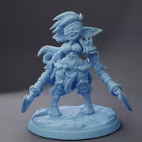 Warrior Goblin Miniature | DnD Fan Art by Twin Goddess Miniatures SFW 3d printed,goblin miniature,3d printed miniature,sfw miniature,Warrior Goblin