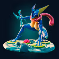 Greninja Curvy Statue | Pokémon Fanart von Officer Rhu SFW,NSFW,Futa 3d printed statue,3d printed,3d printed figure,Greninja Statue,Pokemon Statue,futa statue,futa figurines,futanari figurines,futanari statue,nsfw statue,furry statue
