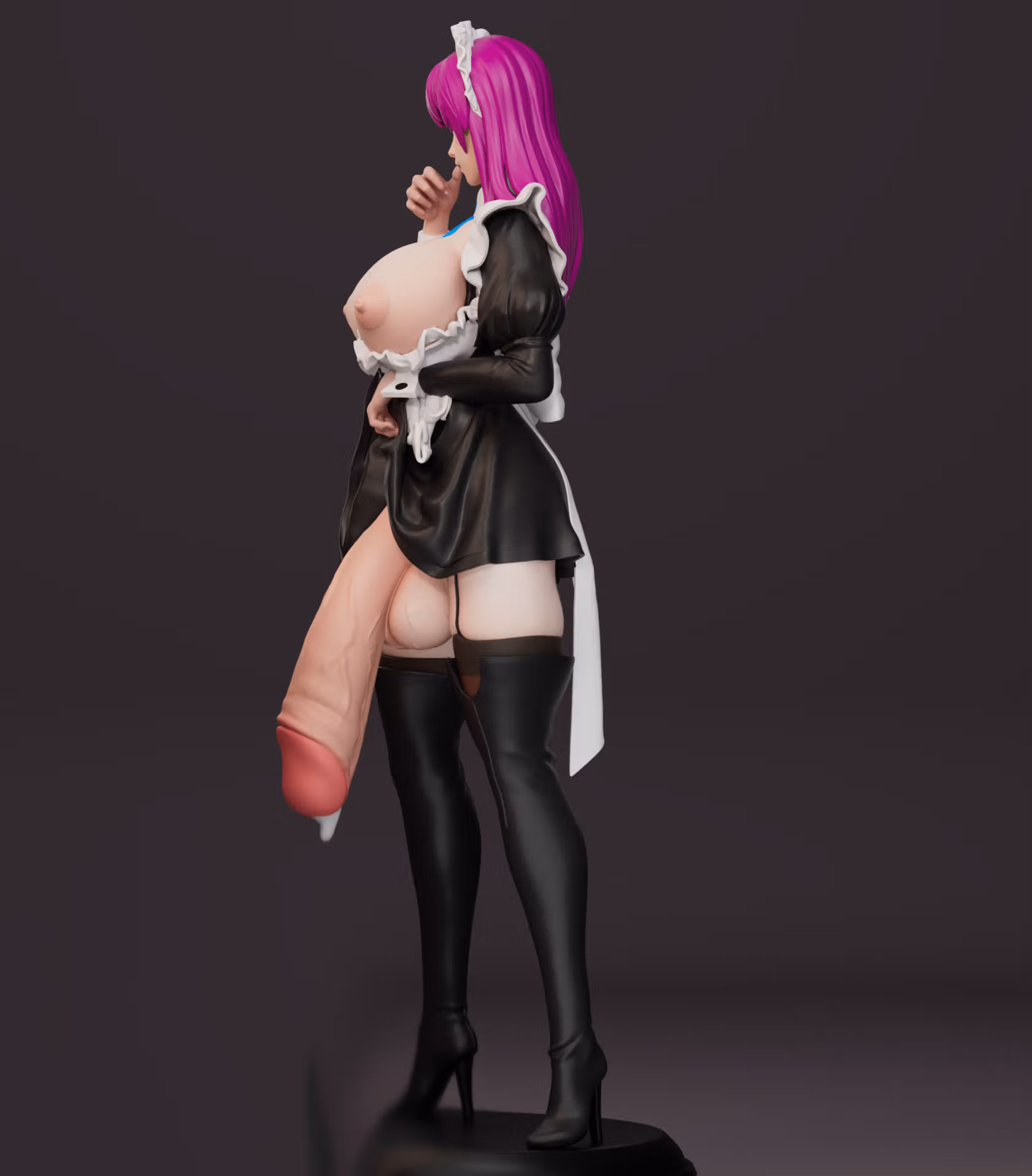 Statue Yayoi Futa | Bondage Game Fan art par Freyas Fantasys Futa 3d printed statue,3d printed,3d printed figure,Yayoi Statue,Bondage Game Statue,nsfw statue,futa figurines,futanari figurines,futanari statue,futa statue