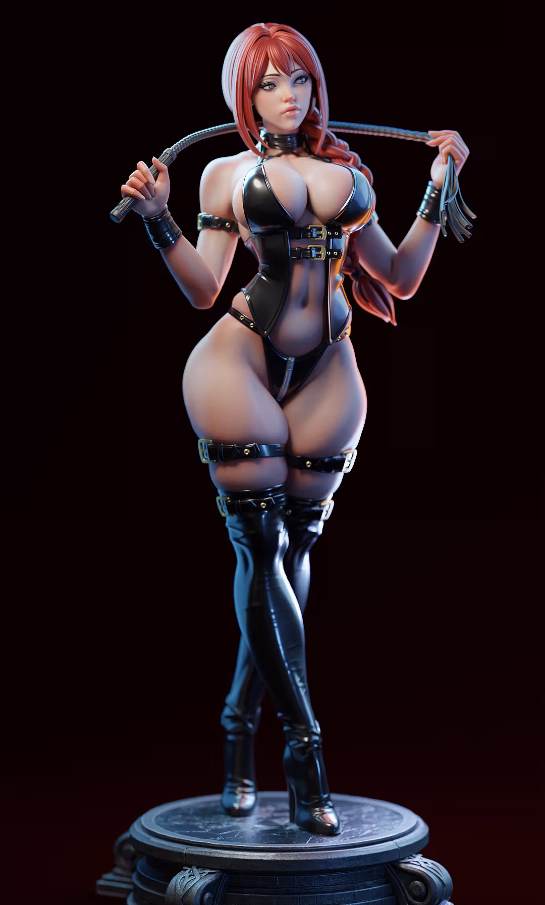Makima Statue | Chainsaw Man Fanart von E.S Monster SFW,NSFW 3d printed,3d printed statue,Chainsaw Man Statue ,nsfw statue,Makima statue 