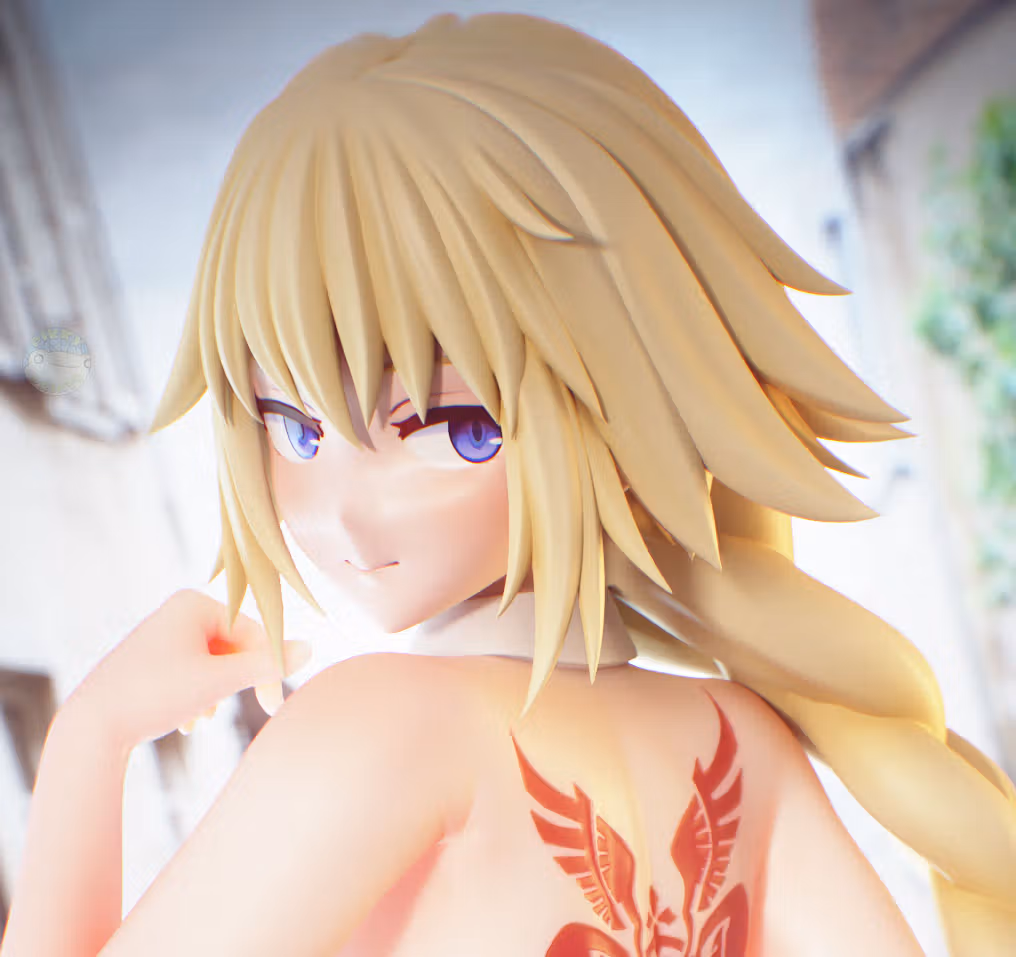 Jeanne D'Arc Statue | Fate Grand Order Fan Art by PikkyPrints SFW 3d printed statue,3d printed,3d printed figure,Jeanne D'Arc Statue,Fate Grand Order Statue,sfw statue