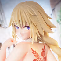 Jeanne D'Arc Statue | Fate Grand Order Fan Art by PikkyPrints SFW 3d printed statue,3d printed,3d printed figure,Jeanne D'Arc Statue,Fate Grand Order Statue,sfw statue