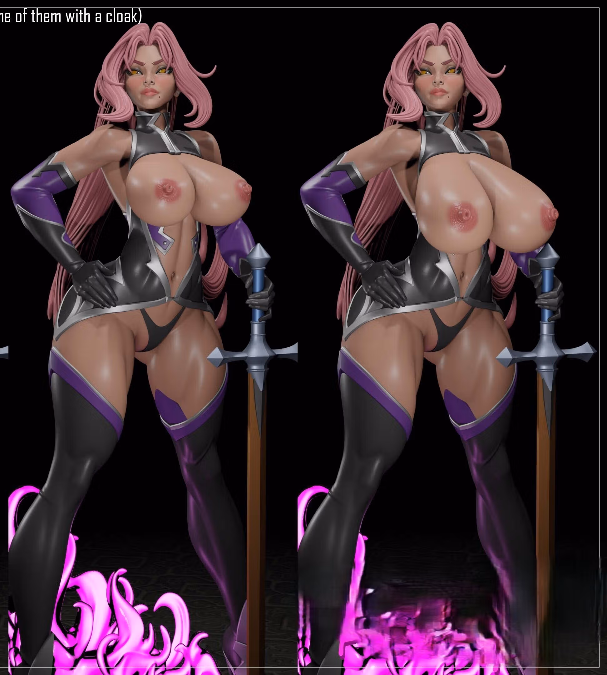 Estatua Hell Knight Ingrid | Taimanin Fan Art por Digital Dark SFW,NSFW,Futa 3d printed statue,3d printed,nsfw statue,futa statue,futa figurines,futanari figurines,futanari statue,Taimanin Murasaki statue,3d printed figure,Hell Knight Ingrid Statue
