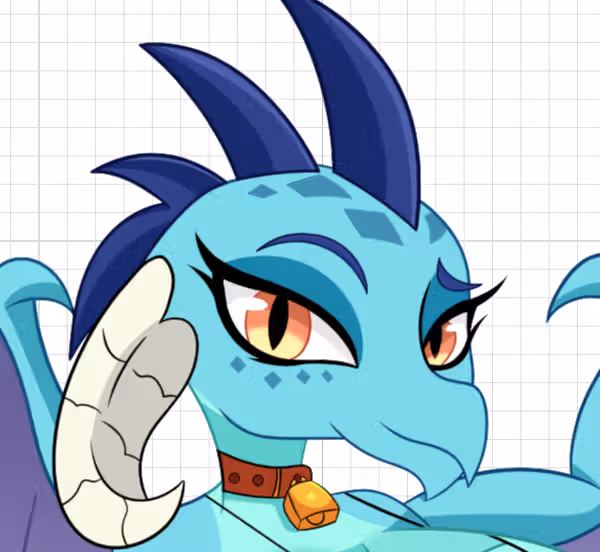 Milky Ember Dragon Girl Furry Sticker | My Little Pony Vinyl Sticker SFW,NSFW furry sticker,nsfw sticker,Milky Ember Dragon,mlp sticker,My Little Pony sticker
