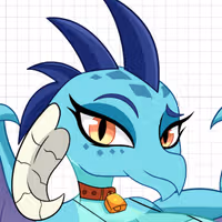 Milky Ember Dragon Girl Furry Sticker | My Little Pony Vinyl Sticker SFW,NSFW furry sticker,nsfw sticker,Milky Ember Dragon,mlp sticker,My Little Pony sticker