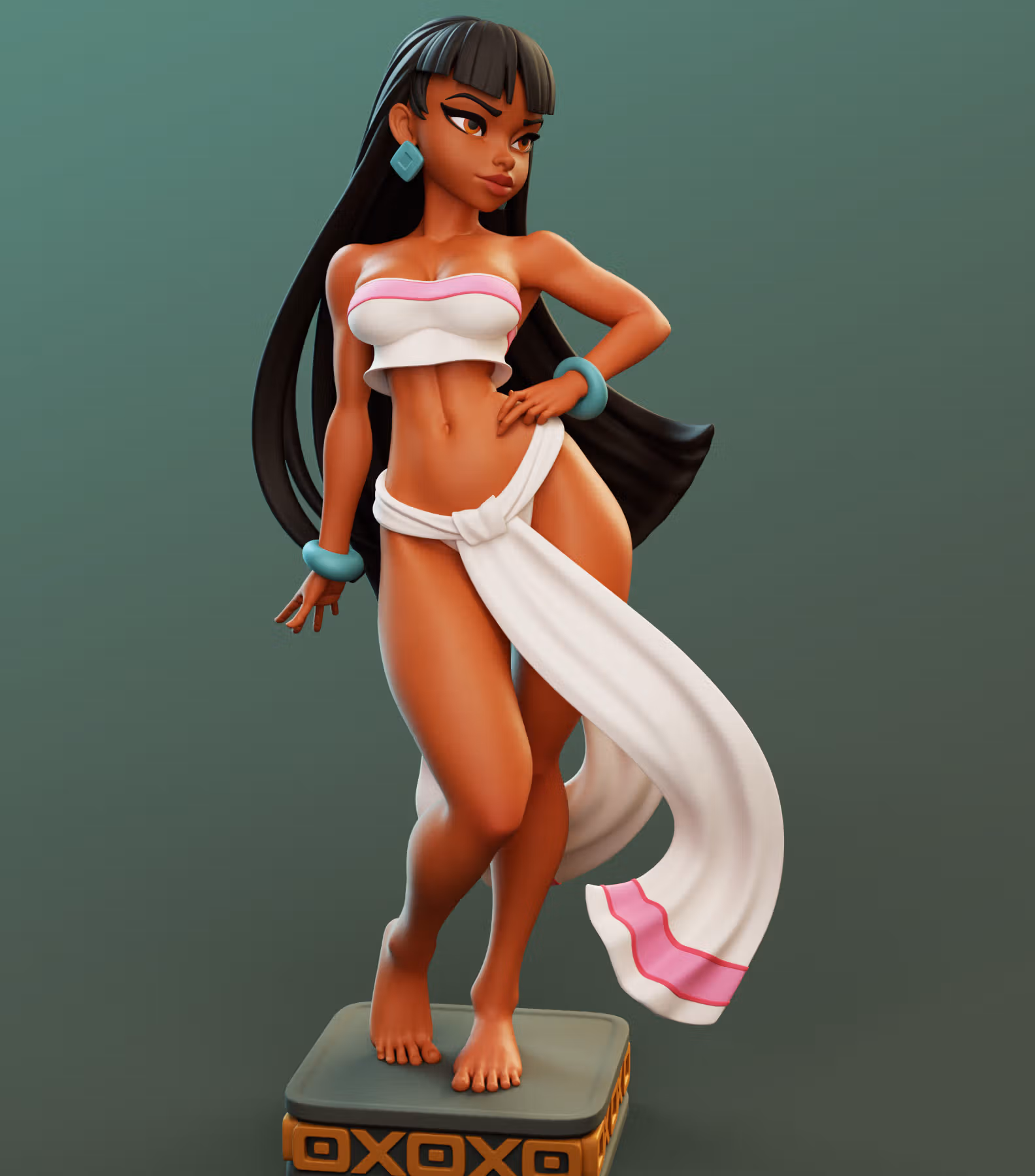 Statue Chel | The Road to Eldorado Fan art par Dinamuuu3d SFW,NSFW 3d printed statue,3d printed,The Road to Eldorado Statue ,3d printed figure,nsfw statue,Chel statue