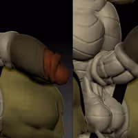 Statua Cocodrile Trap Furry | Original Fan art di MorganMorningstar NSFW,Futa 3d printed statue,3d printed,3d printed figure,Cocodrile Trap Statue,Original Statue,futa statue,futa figurines,futanari figurines,futanari statue,nsfw statue,furry statue