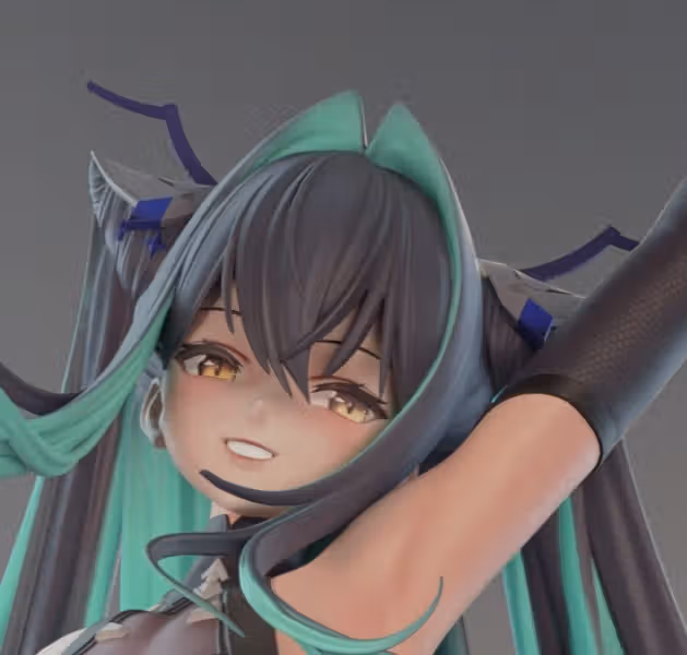 Siren Statue | NIKKE Fan Art by Rubim SFW 3d printed statue,Siren statue,NIKKE statue,3d printed figure,3d printed