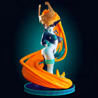 Midna Statue | The Legend of Zelda Fan Art by Officer Rhu SFW,NSFW,Futa 3d printed,Princess Zelda statue,The Legend of Zelda statue,3d printed figure,nsfw statue,futa statue,futa figurines,futanari figurines,futanari statue,furry statue