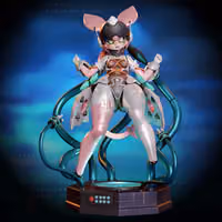 Statua Aria Robot Form | Zenless Zone Zero Fan art di Onagaba SFW,NSFW,Futa 3d printed statue,3d printed,3d printed figure,Aria Statue,Zenless Zone Zero Statue,futa statue,futa figurines,futanari figurines,futanari statue,nsfw statue,furry statue
