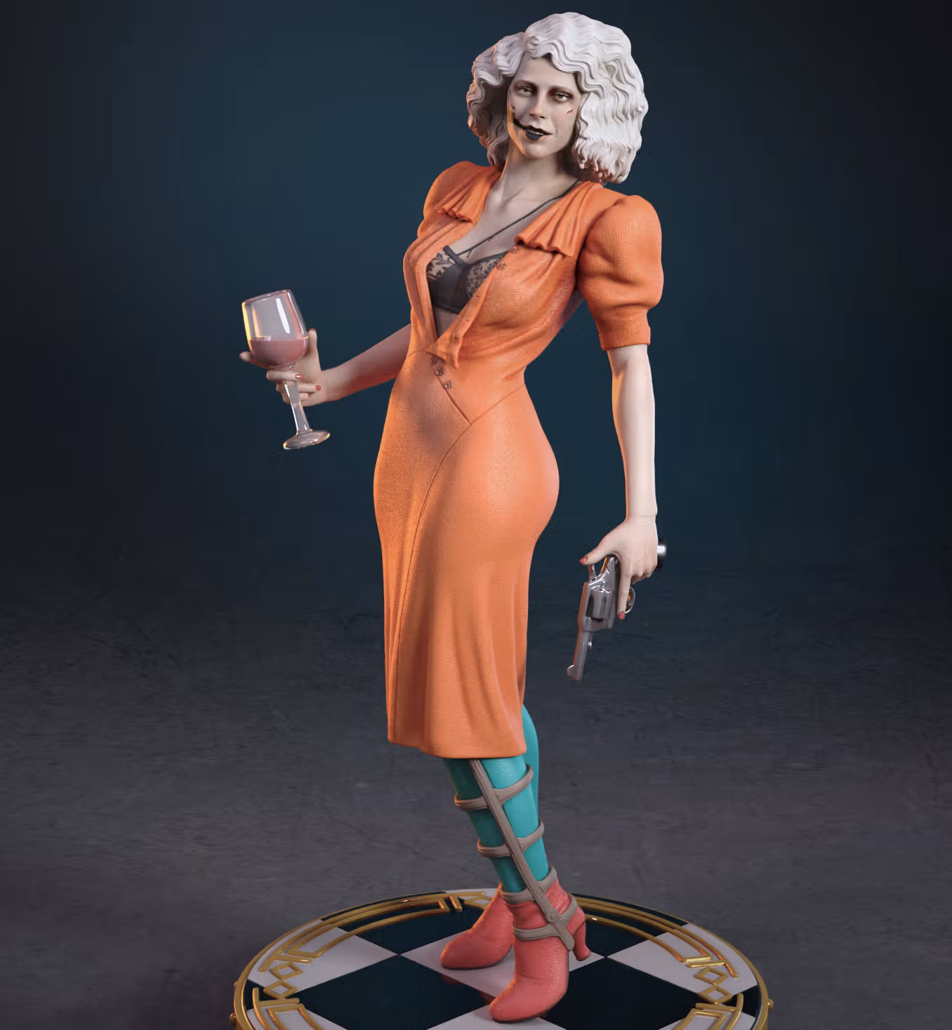 Ida Statue | The Bride Fan Art by TorridaMinis SFW,NSFW 3d printed,3d printed statue,nsfw statue,3d printed figure,Ida Statue,The Bride Statue