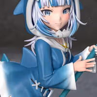 Gawr Gura Statue | Hololive Fan Art by Azerama SFW,NSFW 3d printed,3d printed statue,nsfw statue,Gawr Gura statue,Hololive statue