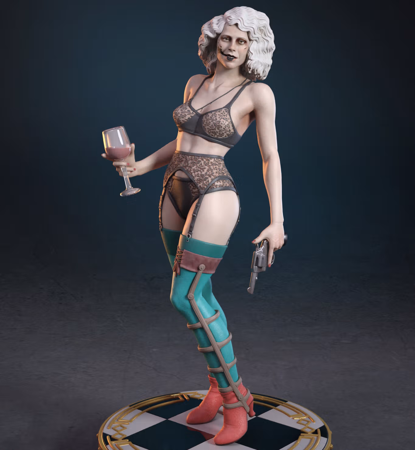 Ida Statue | The Bride Fan Art by TorridaMinis SFW,NSFW 3d printed,3d printed statue,nsfw statue,3d printed figure,Ida Statue,The Bride Statue