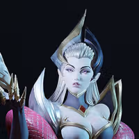 Statue Coven Evelynn | League of Legends Fan art par E.S Monster SFW 3d printed statue,3d printed,nsfw statue,3d printed figure,Coven Evelynn Statue,League of Legends Statue