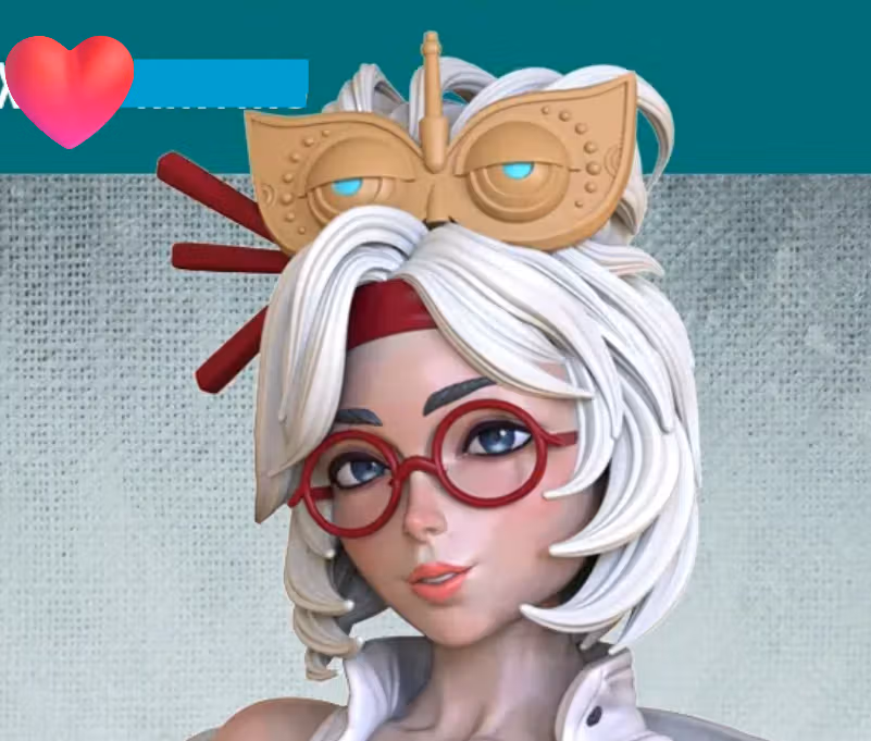 Purah Statue | The Legend of Zelda Fan Art by OXO3D SFW,NSFW 3d printed statue,3d printed,nsfw statue,3d printed figure,The Legend of Zelda statue,Purah Statue