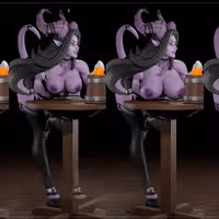 Statua Lainuura Draenei | World of Warcraft Fan art di Digital Dark SFW,NSFW,Futa futa statue,3d printed,nsfw statue,Lainuura Draenei Statue,3d printed figure,World of Warcraft Statue,futa figurines,futanari figurines,futanari statue