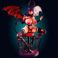 Fern Demon Succubus Statue | Frieren: Beyond Journey's End Fan Art by Officer Rhu SFW,NSFW,Futa 3d printed,Fern Demon Succubus statue,futa statue,Frieren: Beyond Journey's End statue,furry statue,nsfw statue,futa figurines,futanari figurines,futanari statue