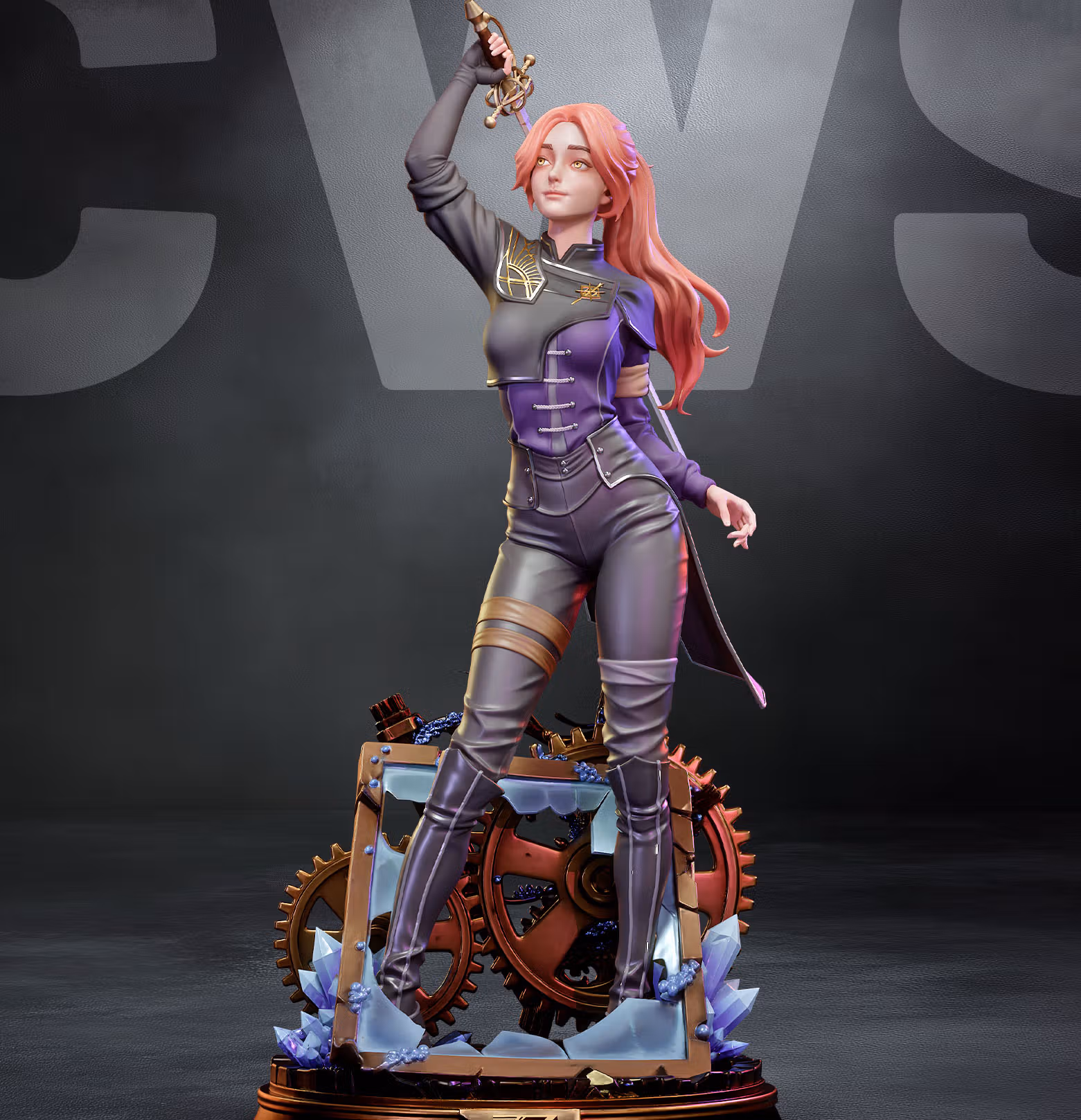 Maelle Statue | Clair Obscur: Expedition 33 Fan Art by CW Studios SFW 3d printed statue,Clair Obscur: Expedition 33 statue,3d printed,Maelle Statue,3d printed figure