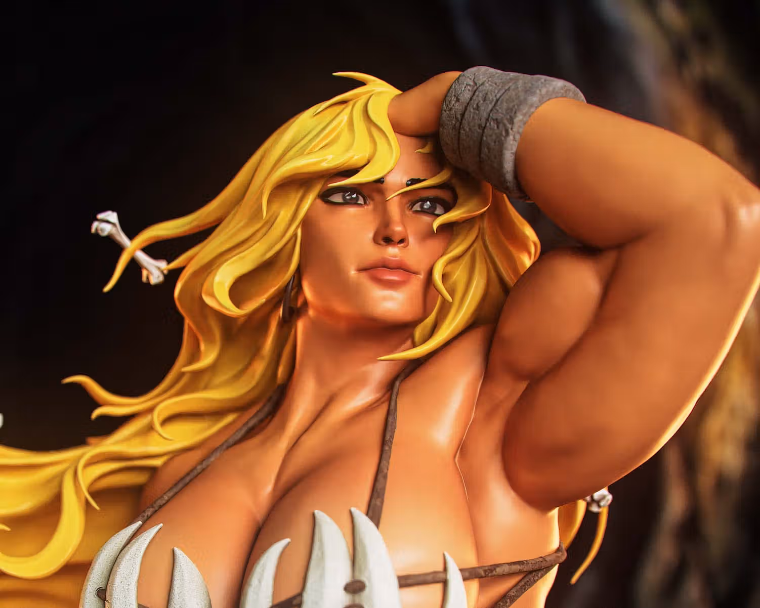 Thong Muscle Mommy Statue | Futurama Fan Art by Gatsu SFW,NSFW,Futa 3d printed statue,3d printed,nsfw statue,futa statue,Thong Statue,Futurama Statue,futa figurines,futanari figurines,futanari statue