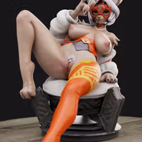 Purah Furry Statue | The Legend of Zelda Fan Art by Anyonensfw SFW,NSFW,Futa 3d printed,3d printed statue,nsfw statue,futa statue,Purah Statue,The Legend of Zelda Statue,futa figurines,futanari figurines,futanari statue,furry statue