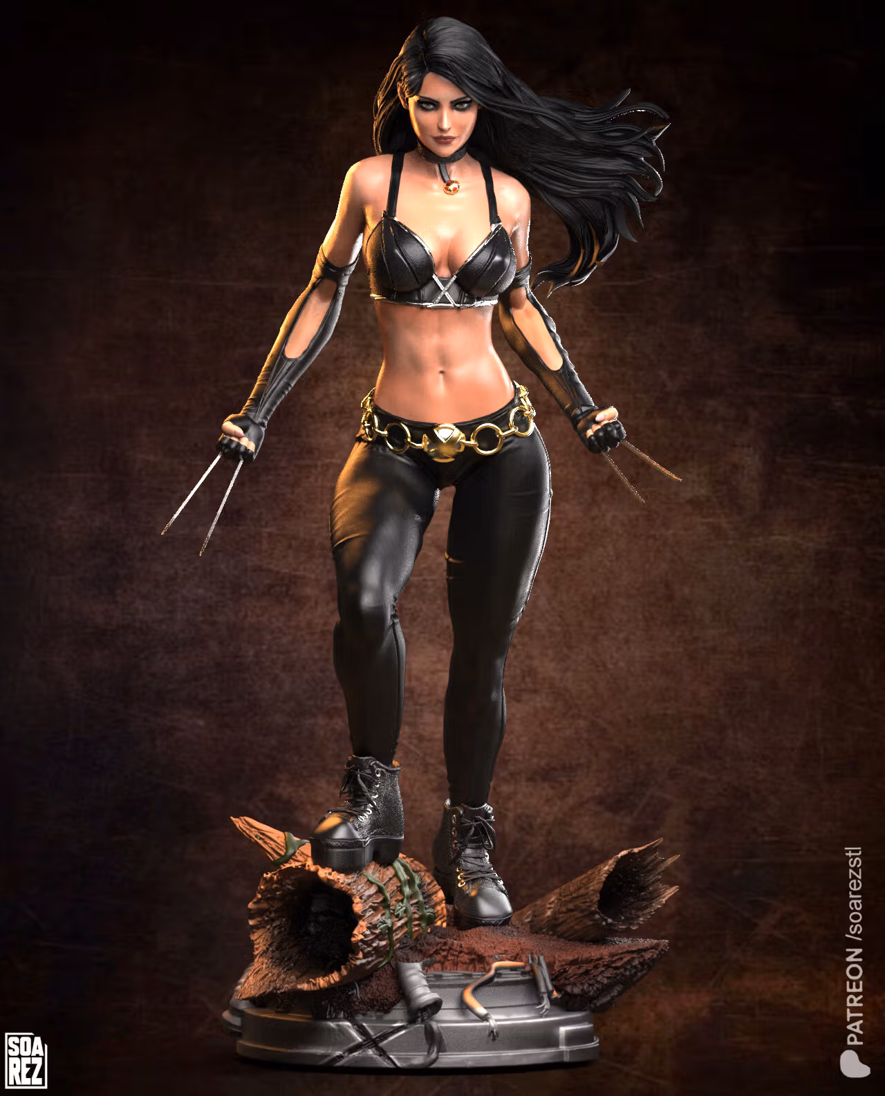 Figura X-23 | X-Men Fanart autorstwa Pop Totem SFW 3d printed statue,3d printed,3d printed figure,X-23 Statue,X-Men statue