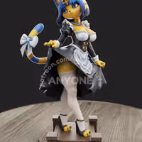 Ankha Maid Statue | Animal Crossing Fan Art by Anyonensfw SFW,NSFW 3d printed,3d printed statue,nsfw statue,Animal Crossing Statue,Ankha Maid Statue
