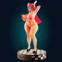 Robot Girl Statue | Air Rider Susie Fan Art by Officer Rhu SFW,NSFW,Futa 3d printed,Robot Girl statue,futa statue,Air Rider Susie statue,furry statue,nsfw statue,futa figurines,futanari figurines,futanari statue