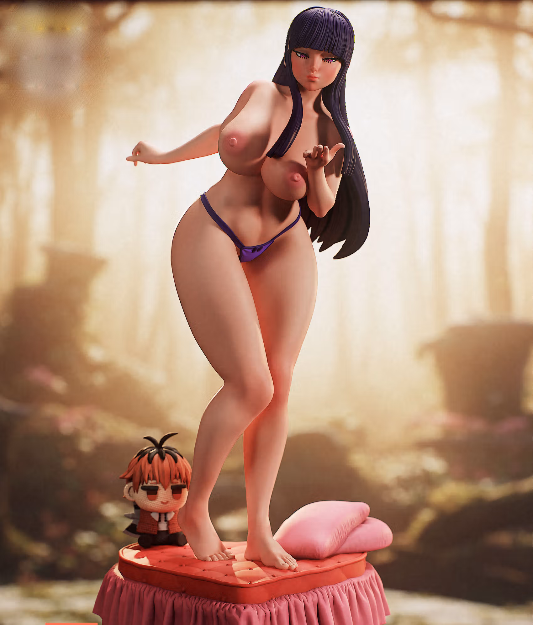 Fern Statue | Frieren: Beyond Journey's End Fan Art by PEACHFIGURE SFW,NSFW 3d printed,3d printed statue,Fern Statue,Frieren: Beyond Journey's End statue,nsfw statue