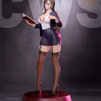 Statue Tifa Lockhart | Final Fantasy Fan art par CW Studios SFW 3d printed statue,Final Fantasy statue,3d printed,Tifa Lockhart Statue,3d printed figure