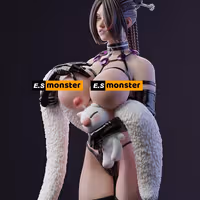 LULU Statue | Final Fantasy Fan Art by E.S Monster SFW,NSFW 3d printed statue,3d printed,nsfw statue,3d printed figure, LULU Statue,Final Fantasy Statue