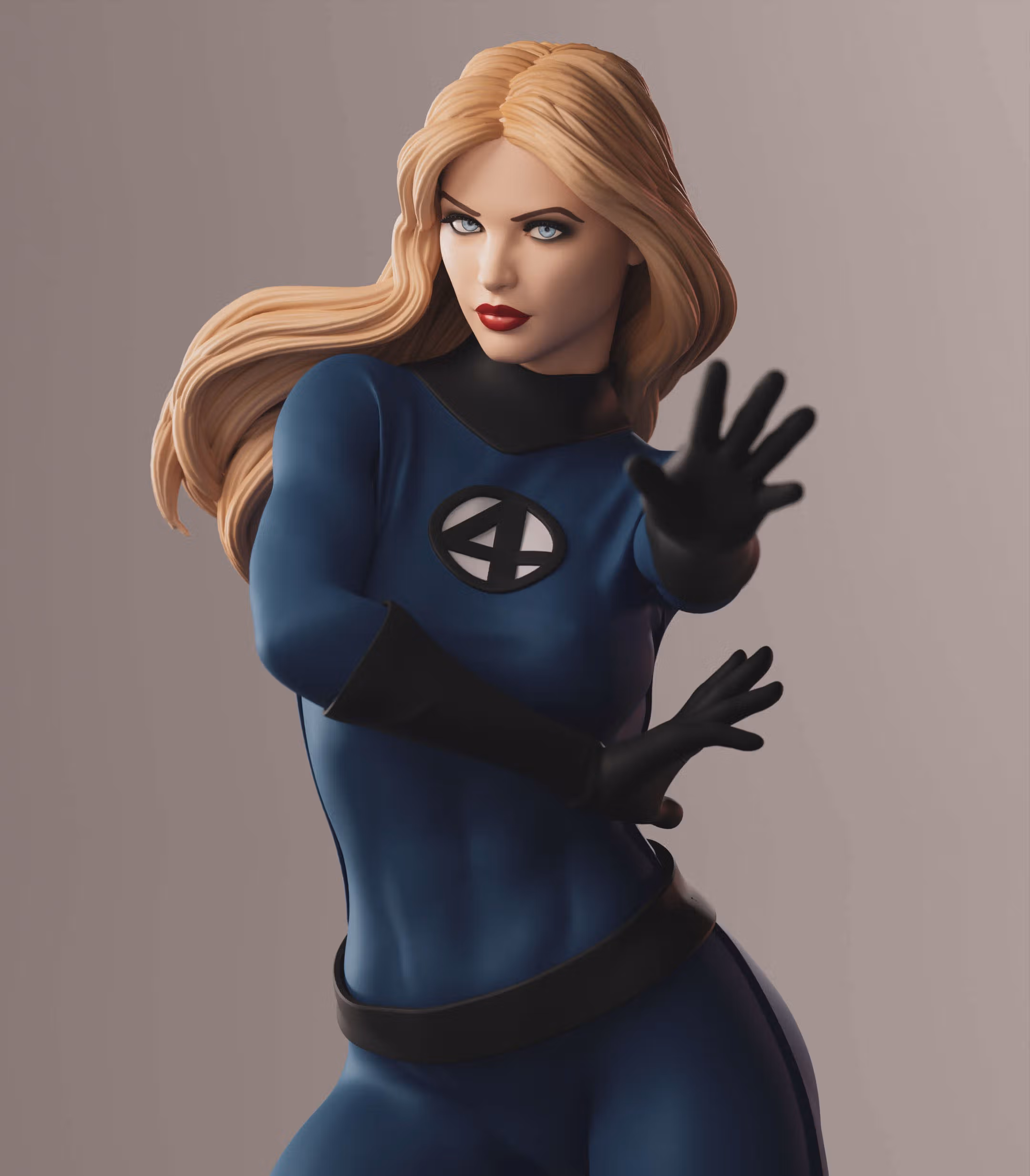 Statua Sue Storm | Marvel Fan art di Abe3D SFW,NSFW 3d printed statue,sue storm,fantastic4 statue,3d printed figure,3d printed,nsfw statue